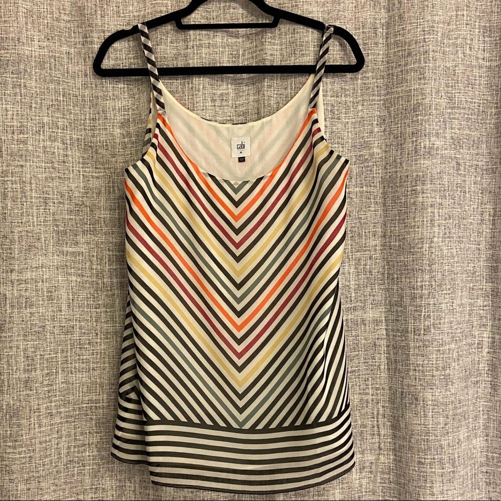 CAbi Striped Spaghetti Strap Tank Top